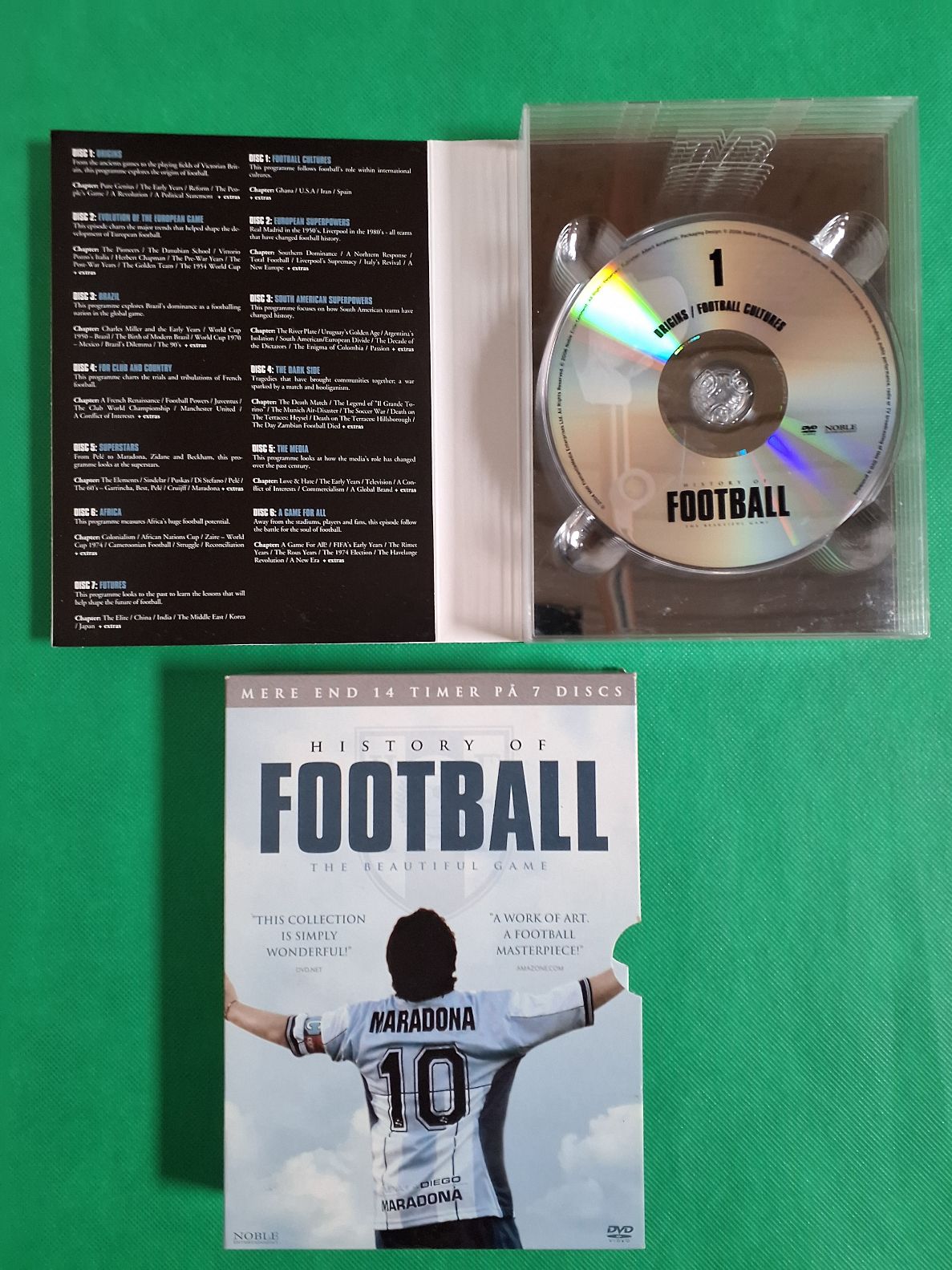 Dvd box History of Football